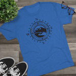 Royal blue shirt displaying compass Image 